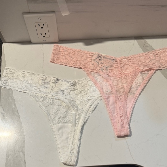 INC International Concepts Womens Lot of 2 Lace Thong Underwear Panties Size XL - Picture 3 of 6